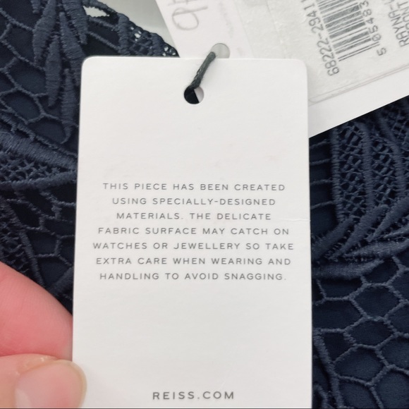 Reiss Rayna Wrap Front Dress - Picture 9 of 9